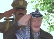 Presidentti Martti Ahtisaari ja presidentti Jasser Arafat Palestiianalaishallintoalueella