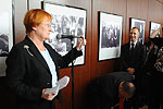  Presidentti Halonen avasi YK:n yleiskokousviikolla suomalaisten naisten äänioikeudesta kertovan näyttelyn 100 Years of Women´s voices and Action in Finland Columbian yliopistolla New Yorkissa. Kuva: Eileen Barosso