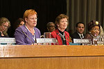 Finland and Liberia arranged a joint event on women, security and mitigating climate change. Photo: Mika Horelli 