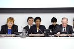  On Wednesday 16, March 2011, President Halonen described, along with other members of the Panel, the work of the High-level Panel on Global Sustainability to the UN General Assembly. UN Photo/Mark Garten