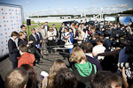 Opening of the phosphorus removal facility at the St. Petersburg 28 June 2011. Copyright Copyright © Office of the President of the Republic of Finland 