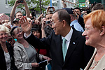 Visit of UN Secretary General 15-18 July 2011. Copyright © Office of the President of the Republic of Finland 