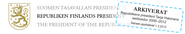 Republiken Finlands President
