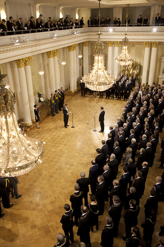 Inauguration of President of the Republic Sauli Niinistö on 1 March 2012. Copyright © Office of the President of the Republic of Finland