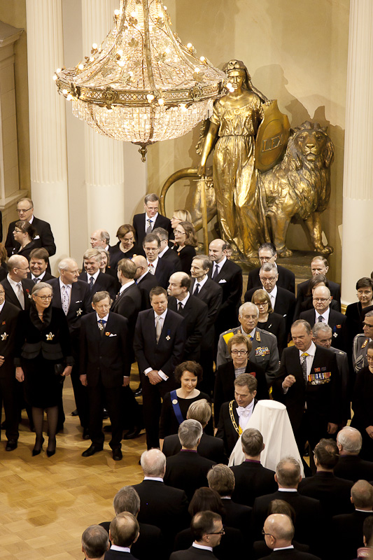 Inauguration of President of the Republic Sauli Niinistö on 1 March 2012. Copyright © Office of the President of the Republic of Finland