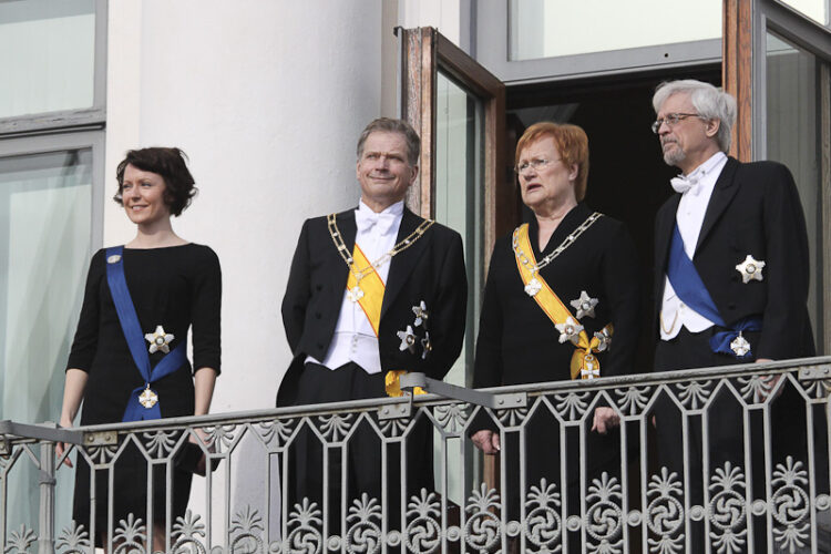 Republiken Finlands 12:e president Sauli Väinämö Niinistö tillträdde presidentämbetet torsdagen den 1 mars 2012. Copyright © Republikens presidents kansli