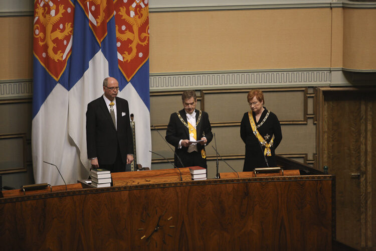 Inauguration of President of the Republic Sauli Niinistö on 1 March 2012. Copyright © Office of the President of the Republic of Finland