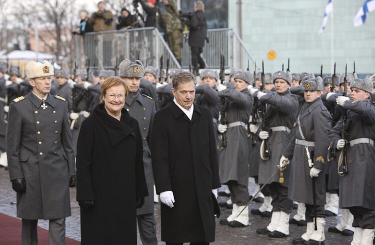 Inauguration of President of the Republic Sauli Niinistö on 1 March 2012. Copyright © Office of the President of the Republic of Finland