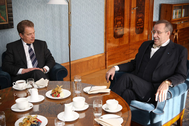 Official visit to Estonia on 25 April 2012. Copyright © Office of the President of the Republic of Finland