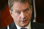  Presidentti Sauli Niinistö tiedotustilaisuudessa. Copyright © Tasavallan presidentin kanslia 