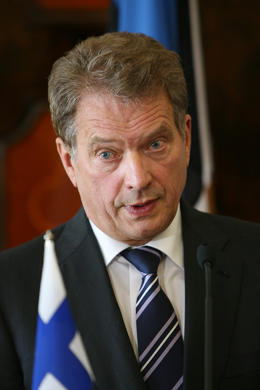  Presidentti Sauli Niinistö tiedotustilaisuudessa. Copyright © Tasavallan presidentin kanslia 