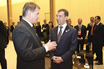  Republikens president Sauli Niinistö och Rysslands president Dimitrij Medvedev vid toppmötet om kärnsäkerhet i Seoul i Sydkorea den 26 mars 2012. Copyright © Republikens presidents kansli