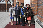  Puoliso Jenni Haukio, presidentti Sauli Niinistö, kuningas Kaarle XVI Kustaa, prinssi Daniel ja kuningatar Silvia. Copyright © Tasavallan presidentin kanslia