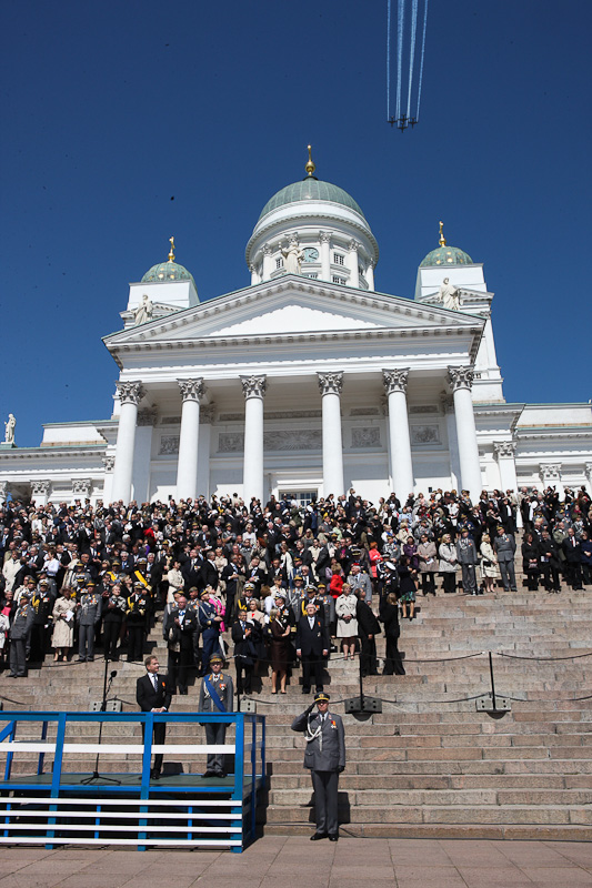 Puolustusvoimain lippujuhlan päivä 4.6.2012. Copyright © Tasavallan presidentin kanslia