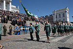 Dagen för försvarets fanfest i Helsingfors den 4 juni 2012. Copyright © Republikens presidents kansli