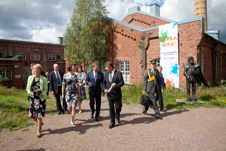 Visit to Pyhtää and Hamina on 2 August 2012. Copyright © Office of the President of the Republic of Finland 