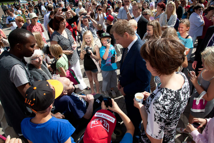 Visit to Pyhtää and Hamina on 2 August 2012. Copyright © Office of the President of the Republic of Finland 