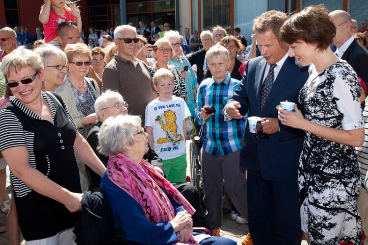 Visit to Pyhtää and Hamina on 2 August 2012. Copyright © Office of the President of the Republic of Finland 