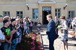 Visit to Pyhtää and Hamina on 2 August 2012. Copyright © Office of the President of the Republic of Finland 