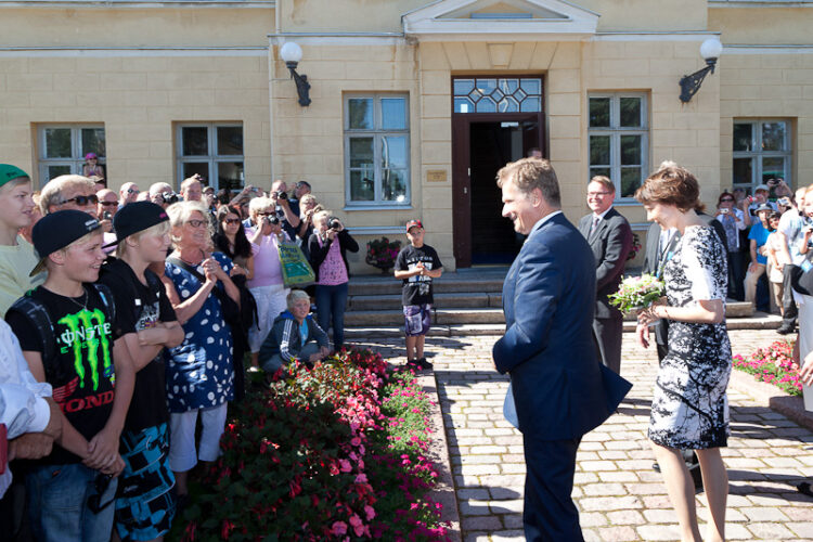 Visit to Pyhtää and Hamina on 2 August 2012. Copyright © Office of the President of the Republic of Finland 