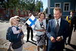 Visit to Pyhtää and Hamina on 2 August 2012. Copyright © Office of the President of the Republic of Finland 