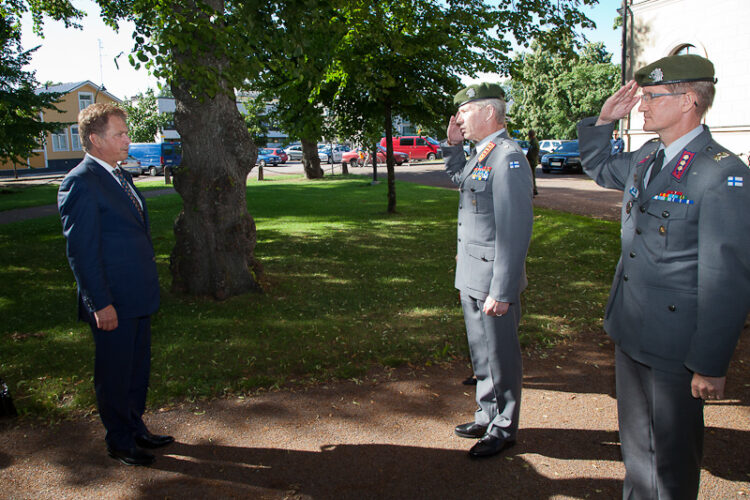 Visit to Pyhtää and Hamina on 2 August 2012. Copyright © Office of the President of the Republic of Finland 