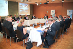  Torstaina 11. lokakuuta 2012 presidentti Niinistö ja kuningas Harald V osallistuivat myös Suomen ja Norjan taloussuhteita käsittelevä seminaariin. Copyright © Tasavallan presidentin kanslia 