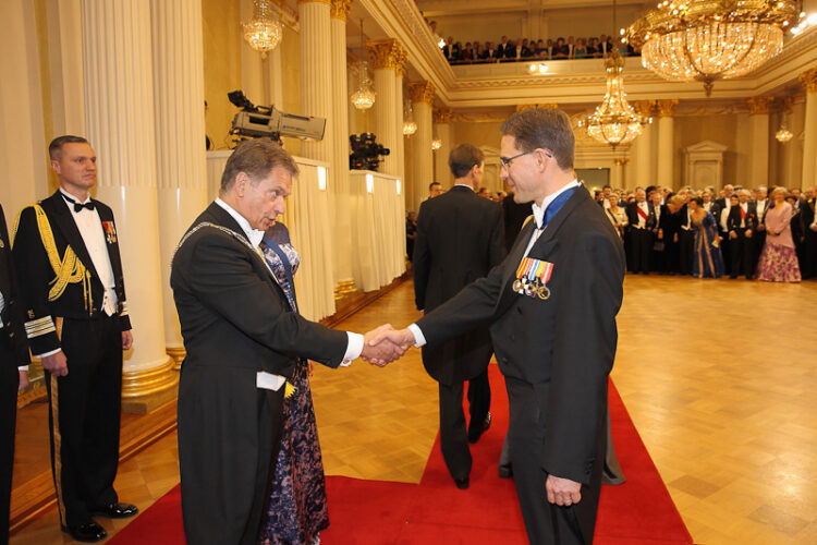  Independence Day Reception at the Presidential Palace on Thursday 6 December 2012. Copyright © Office of the President of the Republic of Finland