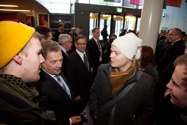 Visit to Lappeenranta and Eastern Border on 16 January 2013. Copyright © Office of the President of the Republic of Finland