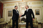  President of the Republic Sauli Niinistö and Russian President Vladimir Putin met on 12 February 2013. Photo: Lehtikuva a