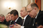  President of the Republic Sauli Niinistö and Russian President Vladimir Putin met on 12 February 2013. Photo: Lehtikuva 