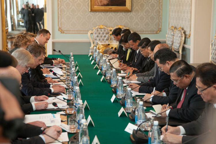  Visit of President of Myanmar Thein Sein on Friday, 1 March 2013. Copyright © Office of the President of the Republic 