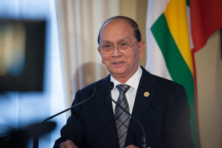  Presidentti Thein Seinin vierailu on ensimmäinen presidenttivierailu Myanmarista Suomeen. Copyright © Tasavallan presidentin kanslia 