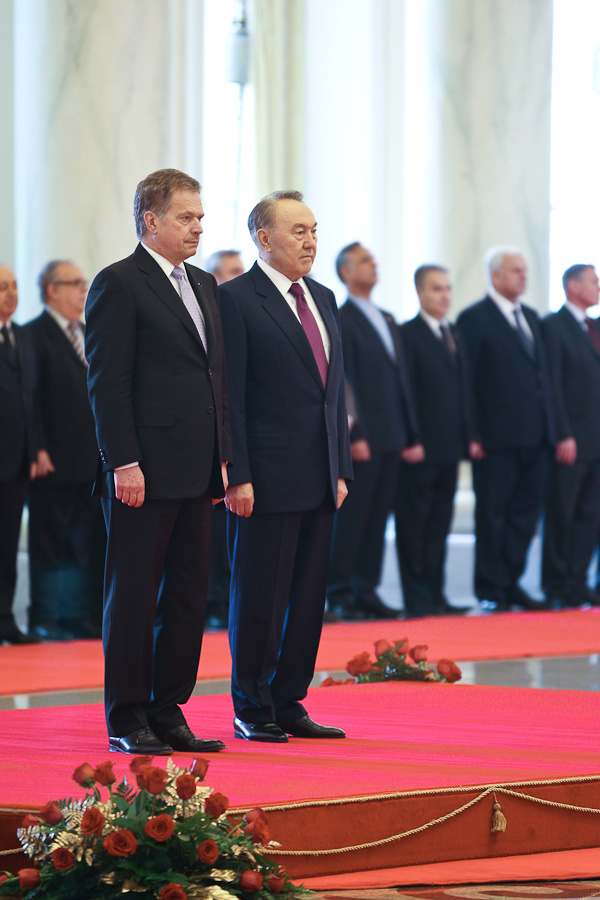 State visit to Kazakhstan on 16–18 April 2013. Copyright © Office of the President of the Republic