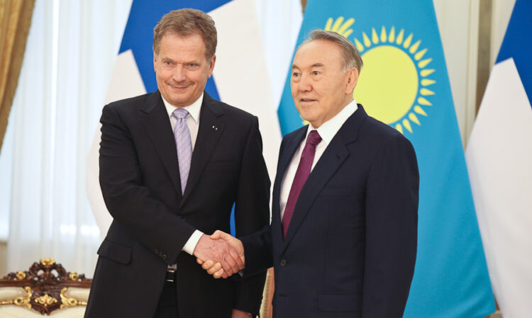 State visit to Kazakhstan on 16–18 April 2013. Copyright © Office of the President of the Republic