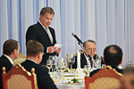  Presidentti Niinistö puhuu Kazakstanin valtiovierailun juhlapäivällisellä keskiviikkona 17. huhtikuuta 2013. Copyright © Tasavallan presidentin kanslia 