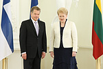             Presidentti Niinistön ja presidentti Grybauskaitėn keskusteluissa olivat esillä Suomen ja Liettuan väliset suhteet, erityisesti talous- ja energiayhteistyö. Copyright © Tasavallan presidentin kanslia 