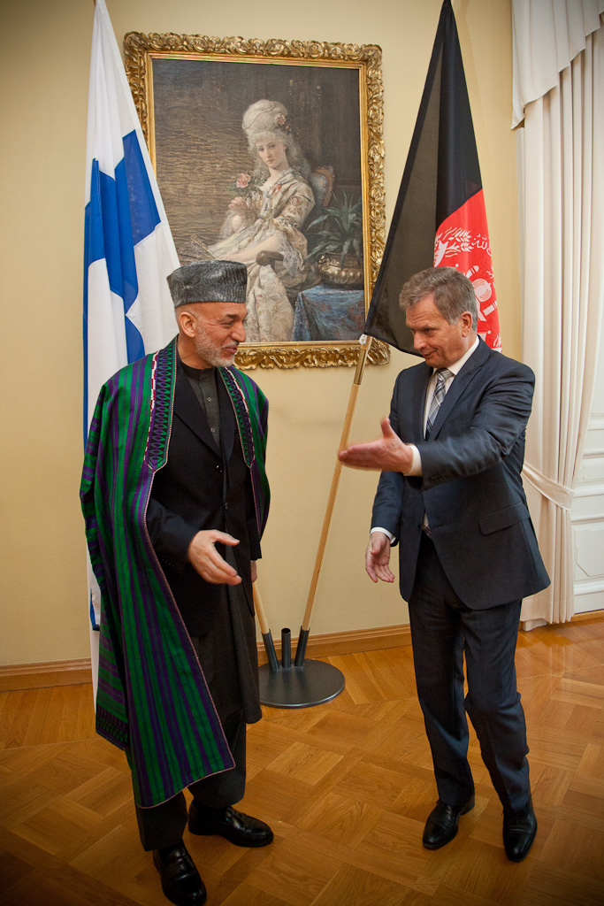 Working visit of President of Afganistan Hamid Karzai on 29 April 2013. Copyright © Office of the President of the Republic