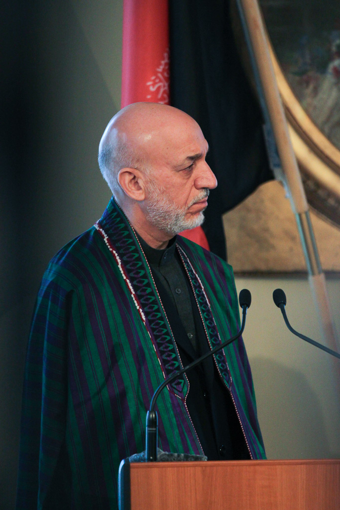 Afganistanin presidentin Hamid Karzain työvierailu 29.4.2013. Copyright © Tasavallan presidentin kanslia