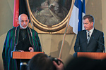 Arbetsbesök av Afghanistans president Hamid Karzai den 29.4.2013. Copyright © Republikens presidents kansli