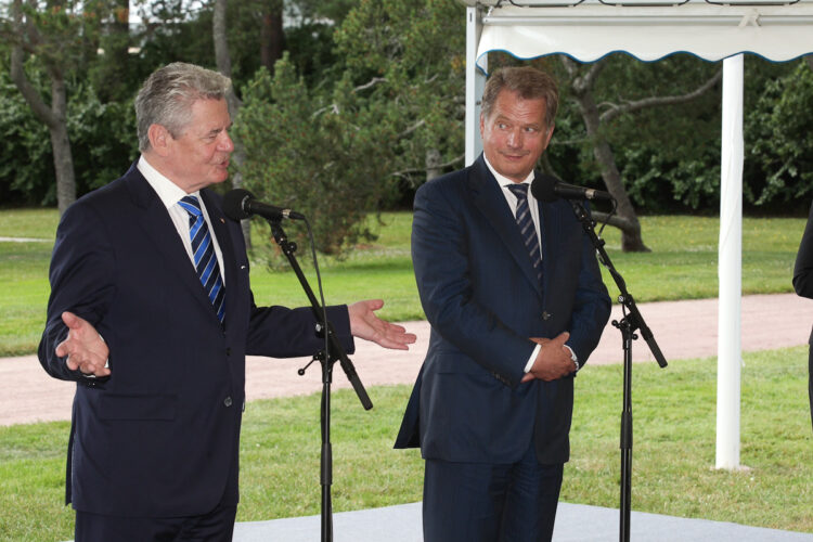 Saksan liittopresidentin Joachim Gauckin virallinen vierailu Suomeen 5.–6. heinäkuuta 2013. Copyright © Tasavallan presidentin kansli