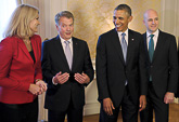 Yhdysvaltain presidentin ja pohjoismaisten päämiesten tapaaminen Tukholmassa 4.9.2013. Kuva: Lehtikuva