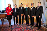  De nordiska ländernas och Förenta staternas ledare i Stockholm. Foto: Martina Huber/Regeringskansliet 