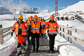 Toisen vierailupäivän ohjelmassa oli myös tutustuminen Linth-Limmernin vesivoimalaitokseen Glarusin kantonissa. Copyright © Tasavallan presidentin kanslia