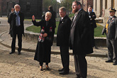  Krakovasta presidentti Niinistö matkusti tutustumaan Auschwitz-Birkenaun keskitysleirimuseoon, seurassaan museon johtaja Piotr M.A. Cywiński. Copyright © Tasavallan presidentin kanslia 