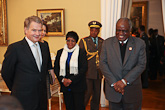 Statsbesök av Namibias president Hifikepunye Pohamba  den 11.-13. 11. 2013. Copyright © Republikens presidents kansli