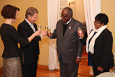  Statsbesök av Namibias president Hifikepunye Pohamba  den 11.-13. 11. 2013. Copyright © Republikens presidents kansli