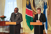  Statsbesök av Namibias president Hifikepunye Pohamba  den 11.-13. 11. 2013. Copyright © Republikens presidents kansli