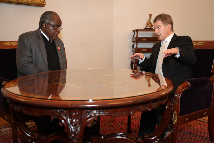  State visit of President of Namibia Hifikepunye Pohamba  on 11-13 November 2013. Copyright © Office of the President of the Republic 