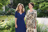  Presidenttien puolisot, Valérie Trierweiler ja Jenni Haukio tapasivat torstaina 11. heinäkuuta Pariisissa. Copyright © Tasavallan presidentin kanslia 
